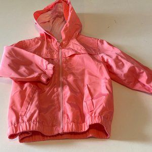 First Impressions Pink Wind Breaker Rain Coat